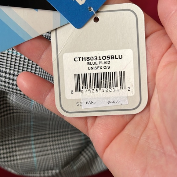 NWT San Diego Hat Company OS Gray/Black/Blue Plaid Trapper Hat - Picture 16 of 16